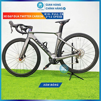 Xe đạp Twitter R10 Pro RS-24S FULL 6 món Carbon