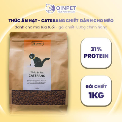 Catsrang All Stages - Thức Ăn Hạt Cho Mèo Mọi Lứa Tuổi, Gói 1KG Chiết Lẻ | Xuất Xứ Hàn Quốc