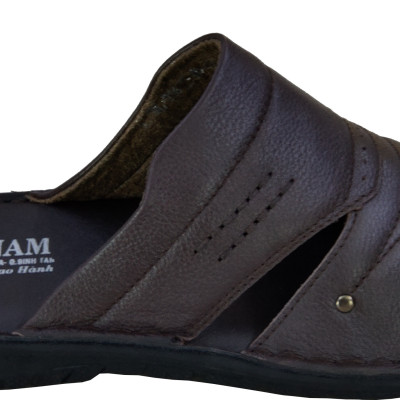Dép bít mũi nam da bò thật HÀ NAM cao cấp GSB2041
