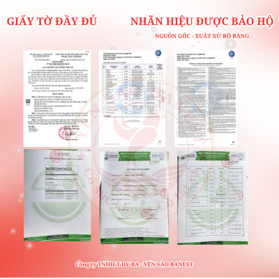 Chân yến Tinh Chế - Sản phẩm chân yến tinh chế chất lượng cao - Yến sào BaNest