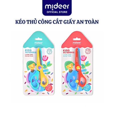 Kéo Thủ Công Cắt Giấy An Toàn Cho Bé An Toàn Mideer Craft Sicrssors