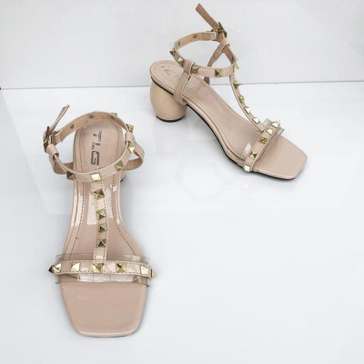 Sandal cao gót nữ quai đính đá hot trend  trẻ trung năng động 20742