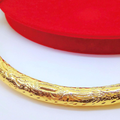 Vòng Cổ - Kiềng Cưới Xi Vàng ( 01 Chiếc ) MS 195.20.09