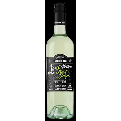 Rượu vang trắng Mỹ, Locatour, Pinot Grigio, California 