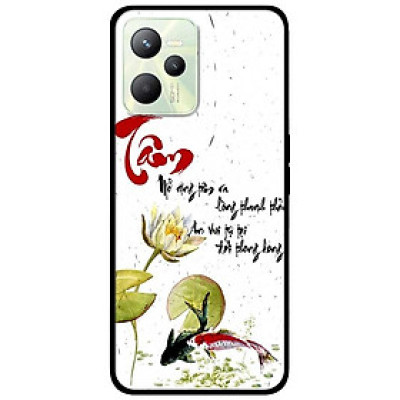 Ốp lưng dành cho Realme C35 - Realme Narzo 50A Prime mẫu Thư Pháp Tâm