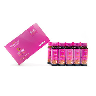 Nước Đông Trùng Hạ Thảo Hector Collagen (Hộp 10 Chai) - Hàng chính hãng