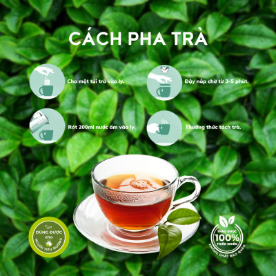 TRÀ XẠ ĐEN Túi Zip – Delta D