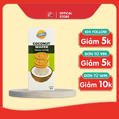 Bánh Dừa Nướng Lai Phú 168G - Đặc Sản Việt Nam