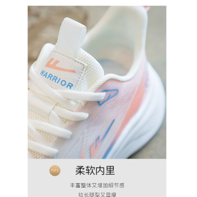 Giày thể thao nữ, giày chạy bộ đế êm nhẹ, thoáng khí đế cao su đúc, chống trơn trượt hạn chế mòn  – GNU2082