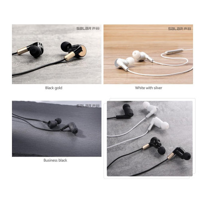 Tai nghe nhét trong tai chơi game Salar S990 E-Sport Stereo HiFi Thay thế Earbud 