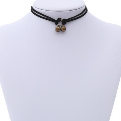 Vòng cổ choker dây da V5 cá tính