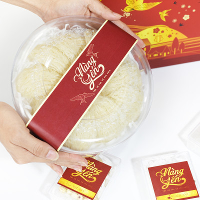 Bộ quà tặng Tết 2021 | Set Yến Phúc Lộc Thọ (Gồm 100 gram tổ yến cùng các nguyên liệu đi kèm) vừa giúp chăm sóc sức khỏe vừa thể hiện ý nghĩa tốt đẹp | Yến sào Nàng Yến