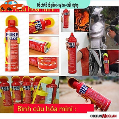 Bình Chữa Cháy cầm tay Mini - Bình Cứu Hỏa mi ni nhà cửa - Ô Tô khẩn cấp 500ml