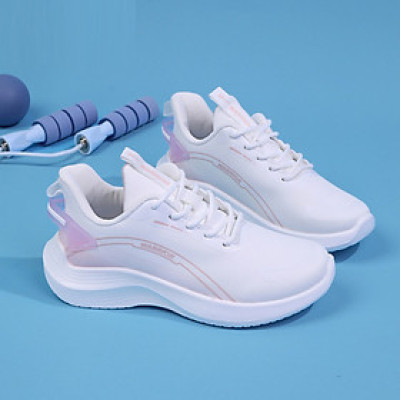 Giày thể thao nữ, giày chạy bộ đế êm nhẹ, thoáng khí đế cao su đúc, chống trơn trượt hạn chế mòn  – GNU2085