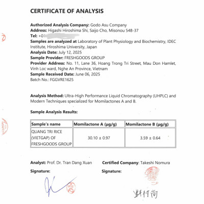 Gạo Quảng Trị VIETGAP) tốt cho NGƯỜI TIỂU ĐƯỜNG, GÚT, BÉO PHÌ TÚI 5 KG