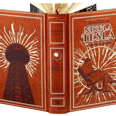 Artbook - Sách Tiếng Anh - The Autobiography of Nikola Tesla and Other Works (Leather-bound Classics)