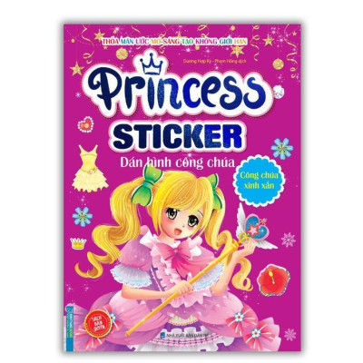 Sách - Princess Sticker Dán Hình Công Chúa - Xinh Xắn + Xinh Đẹp - Combo 2 Cuốn - Minh Thắng