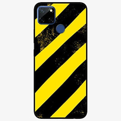 Ốp lưng dành cho Realme C12 mẫu Sọc Vàng Đen