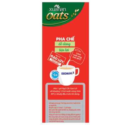 Combo 2 túi: Ngũ Cốc Yến Mạch Óc Chó & Mè Đen ít đường 400G + N.Cốc Gạo Lứt No Sugar[đường ăn kiêng]400G(Tặng Kèm 1 Túi Yến Mạch 150G)