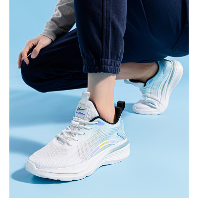 Giày thể thao nữ, giày chạy bộ đế êm nhẹ, thoáng khí đế cao su đúc, chống trơn trượt hạn chế mòn  – GNU2091