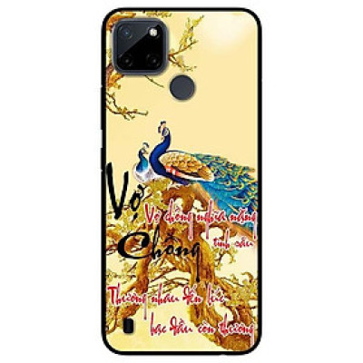 Ốp lưng dành cho Realme C21Y - C25Y mẫu Thư Pháp Vợ Chồng