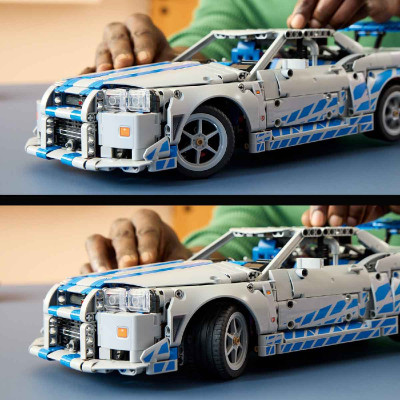 LEGO TECHNIC 42210 Đồ Chơi Lắp Ráp Xe Đua Nissan Skyline GT-R (R34) (1410 chi tiết)