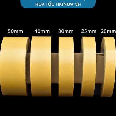 10mm*10m COMBO 2 CUỘN Keo 2 Mặt Sợi Thủy Tinh Cường Lực Dán Thảm Trải Sàn, Keo Chống Nước, Không Để Vết Keo