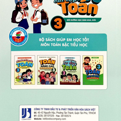 Sách - Tuyển Chọn 400 Bài Tập Toán 3 - Bồi Dưỡng Học Sinh Khá, Giỏi