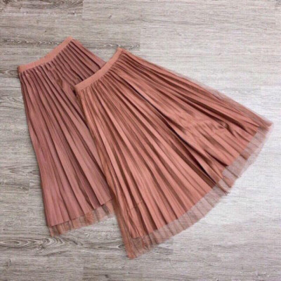 {sản phẩm}_ CHÂN VÁY XẾP LY DÁNG DÀI 2 LỚP DÀY XỊN