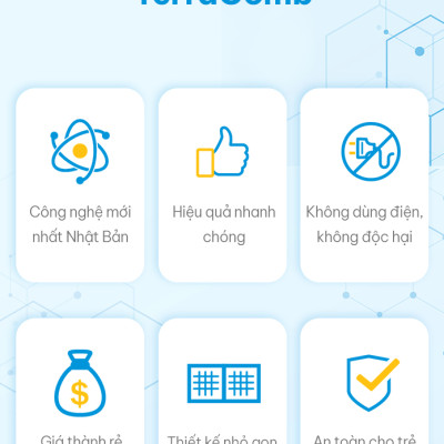 Lọc Khử mùi Thú Cưng/ Phòng Em Bé/ Mùi Nước Tiểu/Phòng Thể Dục - Terracomb Nhật Bản-Japan Air Filter