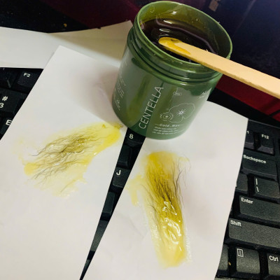 Combo Wax Lông An  Lành + Mỡ Trăn 10ML - Tặng Giấy Và Que Gạt