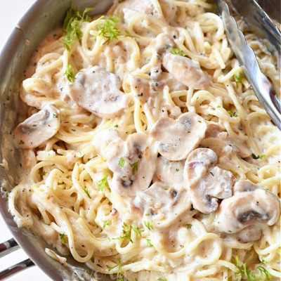 Sốt Mì Ý Carbonara Nấm Prego 295g - Thương Hiệu Mỹ, SX Malaysia | Prego Carbonara Mushroom Pasta Sauce 295g