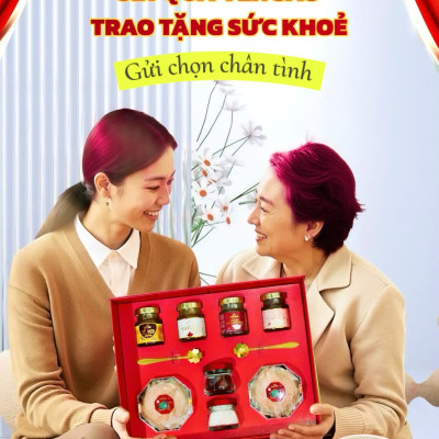 SET QUÀ YẾN SÀO TIẾT KIỆM  - 4 TRONG 1 - YẾN THIÊN NHIÊN KHÁNH HÒA - ĐỆ NHẤT YẾN ĐẢO