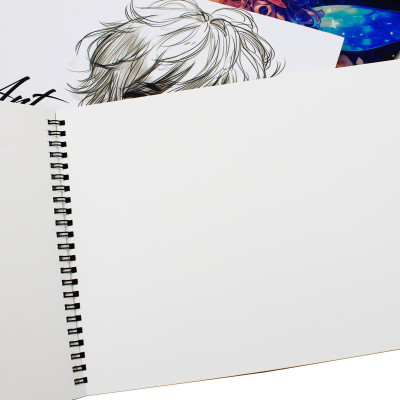 Tập Vẽ Lò Xo Art Journal A4 - 40 Trang 220gsm - The Sun - Manga Girl 01