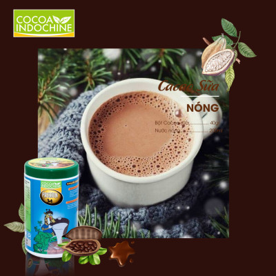 Bột Cacao Hòa Tan Passion 3 In 1 Cocoa Indochine - Hũ 400g