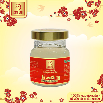 Tổ Yến Chưng Đông Trùng Hạ Thảo Kỷ Tử Song Yến (Lốc 6 Lọ x 70ml)