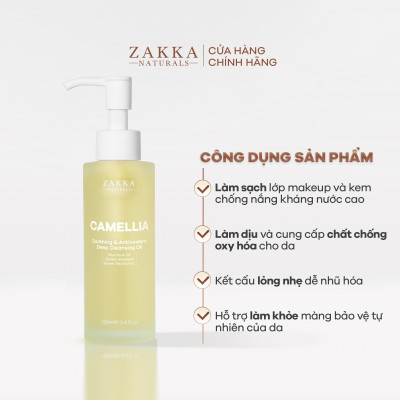 Bộ Đôi Zakka Naturals Sữa Rửa Mặt Mandelic 185ml và Dầu Tẩy Trang 100ml Làm Sạch Gấp Đôi