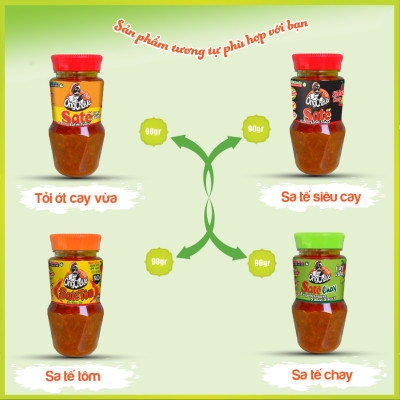 Sa Tế Tôm XO Ông Chà Và ít cay 90gr ( Shrimp Satay)