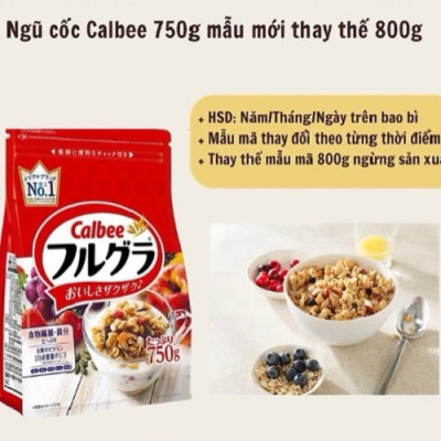 Ngũ Cốc Trái Cây Calbee Nhật Bản