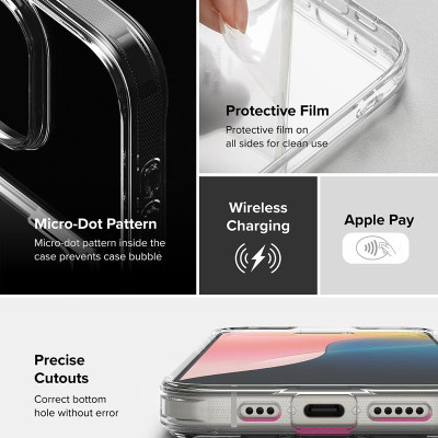 Ốp lưng dành cho iPhone 16 Pro Max/16 Pro/16 Plus/16 RINGKE Fusion Card - Hàng Chính Hãng