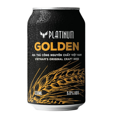 [Combo 2 pack 6] Bia Thủ Công Platinum Golden Ale Lon 330ml 5% Chính Hãng Bán Chạy Nhất
