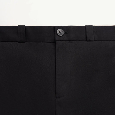 Quần kaki nam màu đen form slimcrop - RT 10S25PCA017 | ROUTINE CÀ MAU