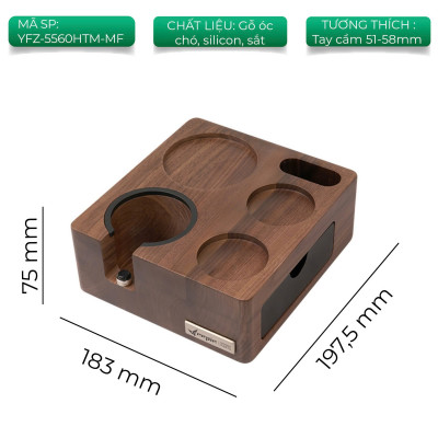 Đế gỗ tamper OCD WDT Feepie