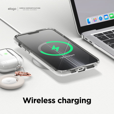 Ốp lưng Elago Urban Clear Case cho iPhone 14 Pro/ 14 Promax Chống Sốc Chuẩn Quân Đội_ Hàng chính hãng