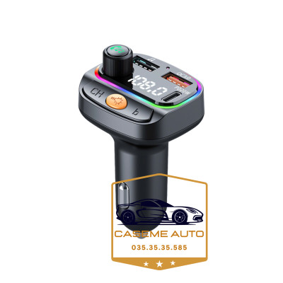 Tẩu Sạc Ô Tô MP3 QC031 - Sạc Nhanh 38W, FM Bluetooth - Hàng Chính Hãng