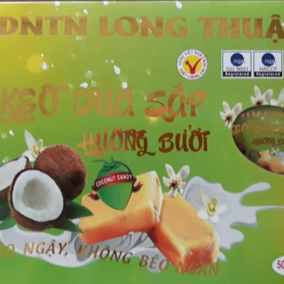 Kẹo dừa sáp Hương Bưởi - Long Thuận