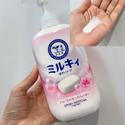 Sữa Tắm Dưỡng Trắng Mịn Da Milky Body Soap - Chai 500ML (03 Mùi Hương)
