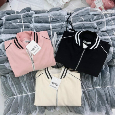 Áo khoác nữ da lộn da lộn viền 2 lớp crotop đẹp cá tính hàng rất đẹp-A978