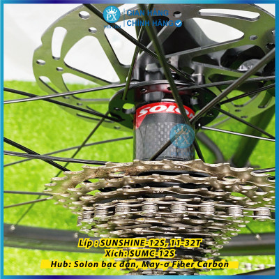 Xe đạp Twitter R10 Pro RS-24S FULL 6 món Carbon Đen Nhám