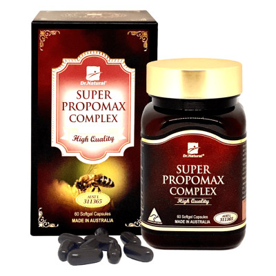 Viên Uống Keo Ong Bồi Bổ Sức Khỏe Dr Natural Super Propomax 60 Viên | Tăng Sức Đề Kháng, Phục Hồi Sức Khỏe Nhanh Chóng  - Hàng Chính Hãng